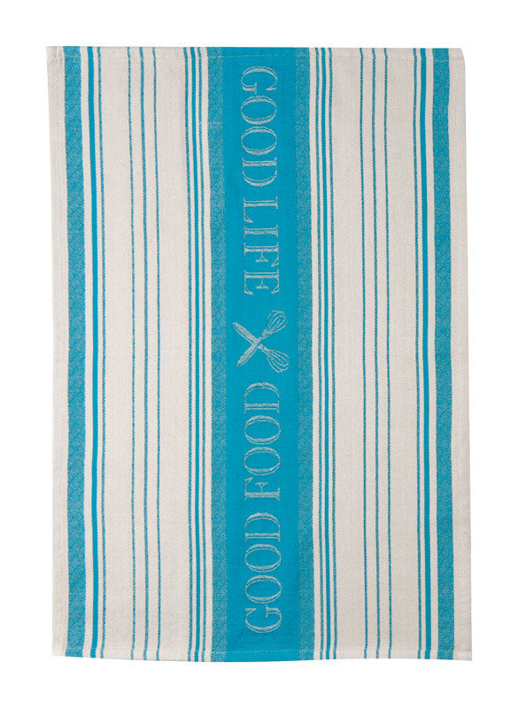 Kay Dee 6662431 18 x 28 in. Teal Cotton Tea Towel - Pack of 6