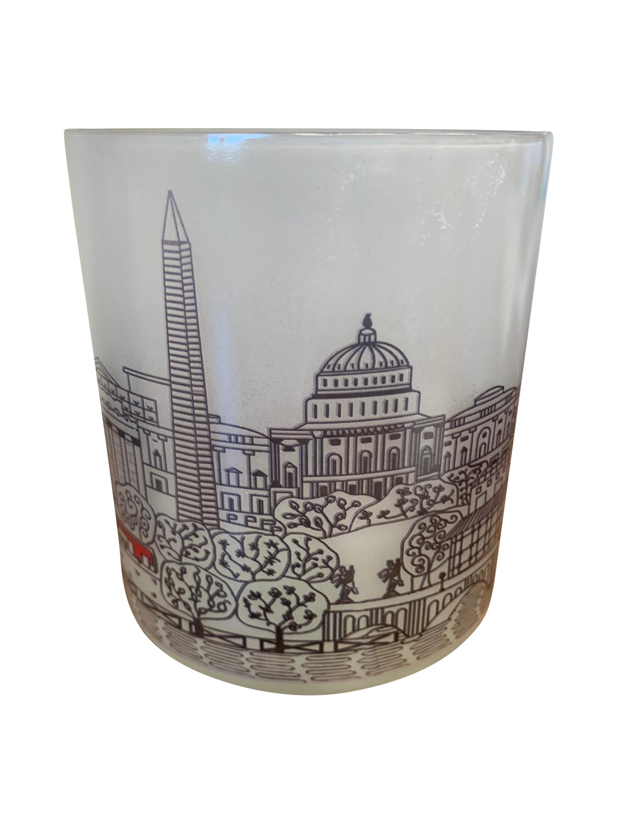 Washington DC Skyline Glass Votive
