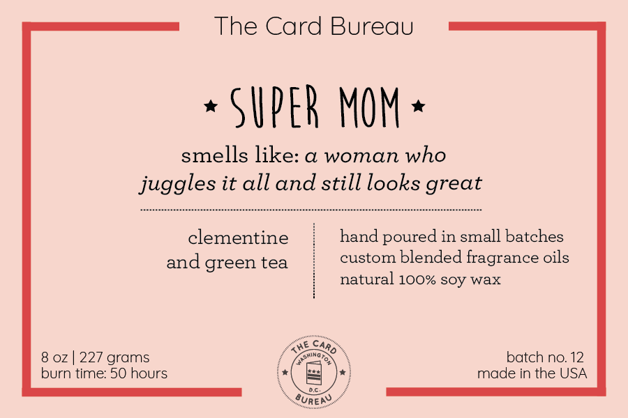 Super Mom Candle