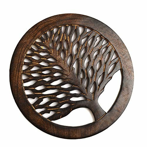 WILLART Wooden Tea Pot Trivet | Teapot Coaster | For Hot Pots, Pans,