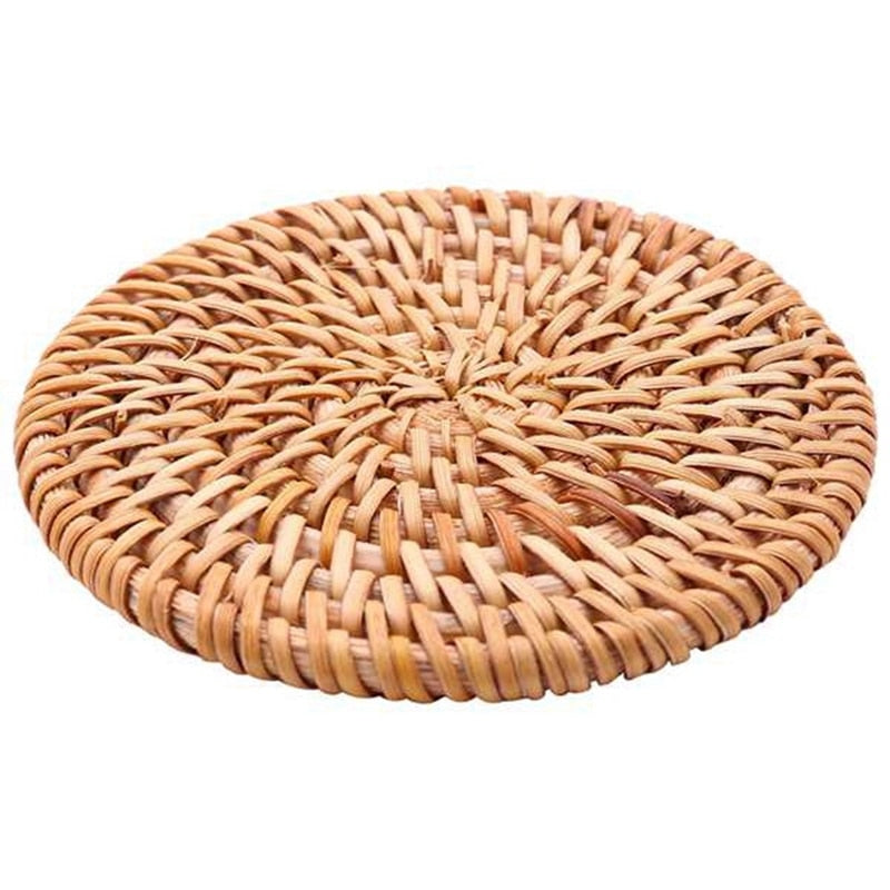 6Pcs/ Drink Coasters Set For Kungfu Tea Accessories Round Tableware