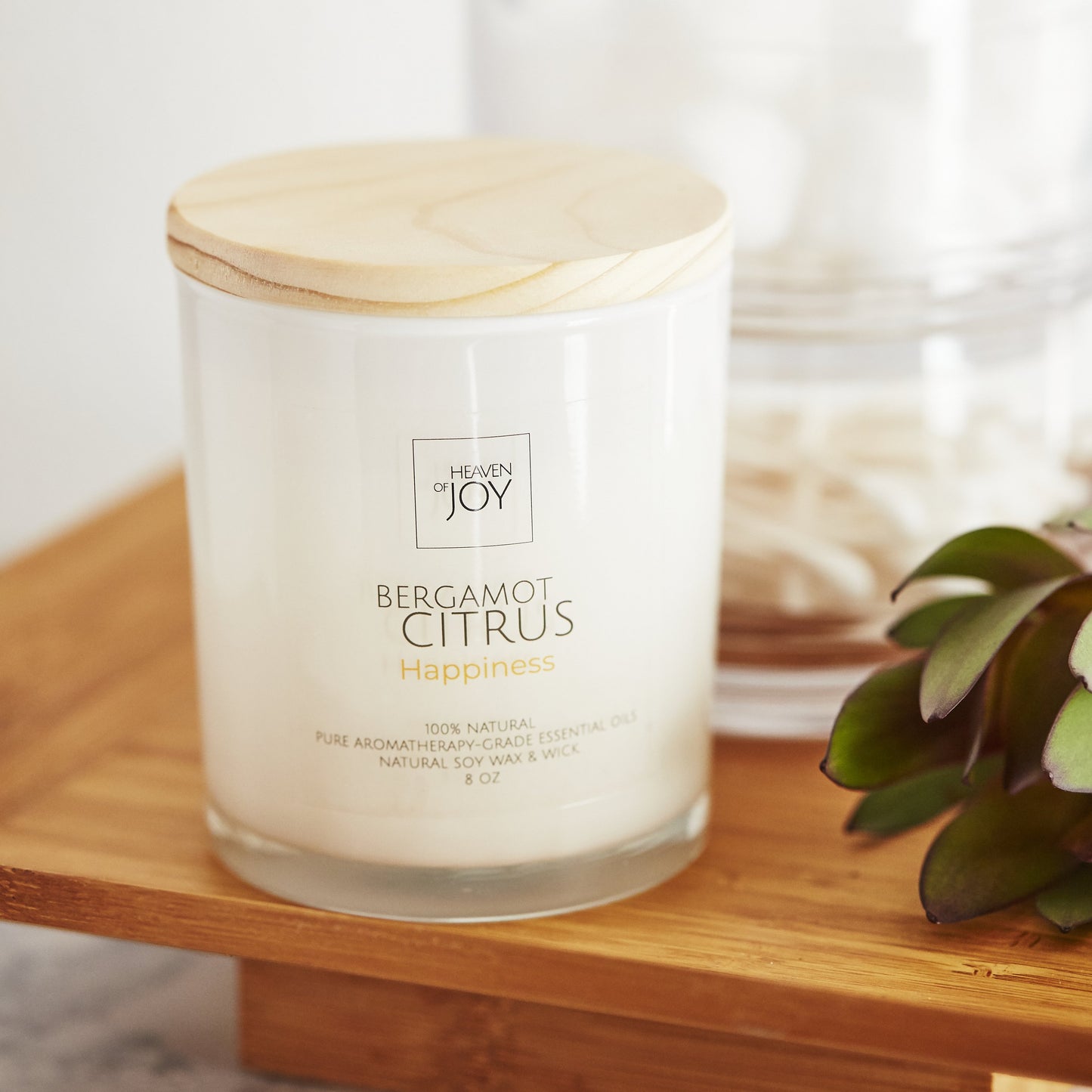 Bergamot Citrus Candle | 100% Aroma Candle