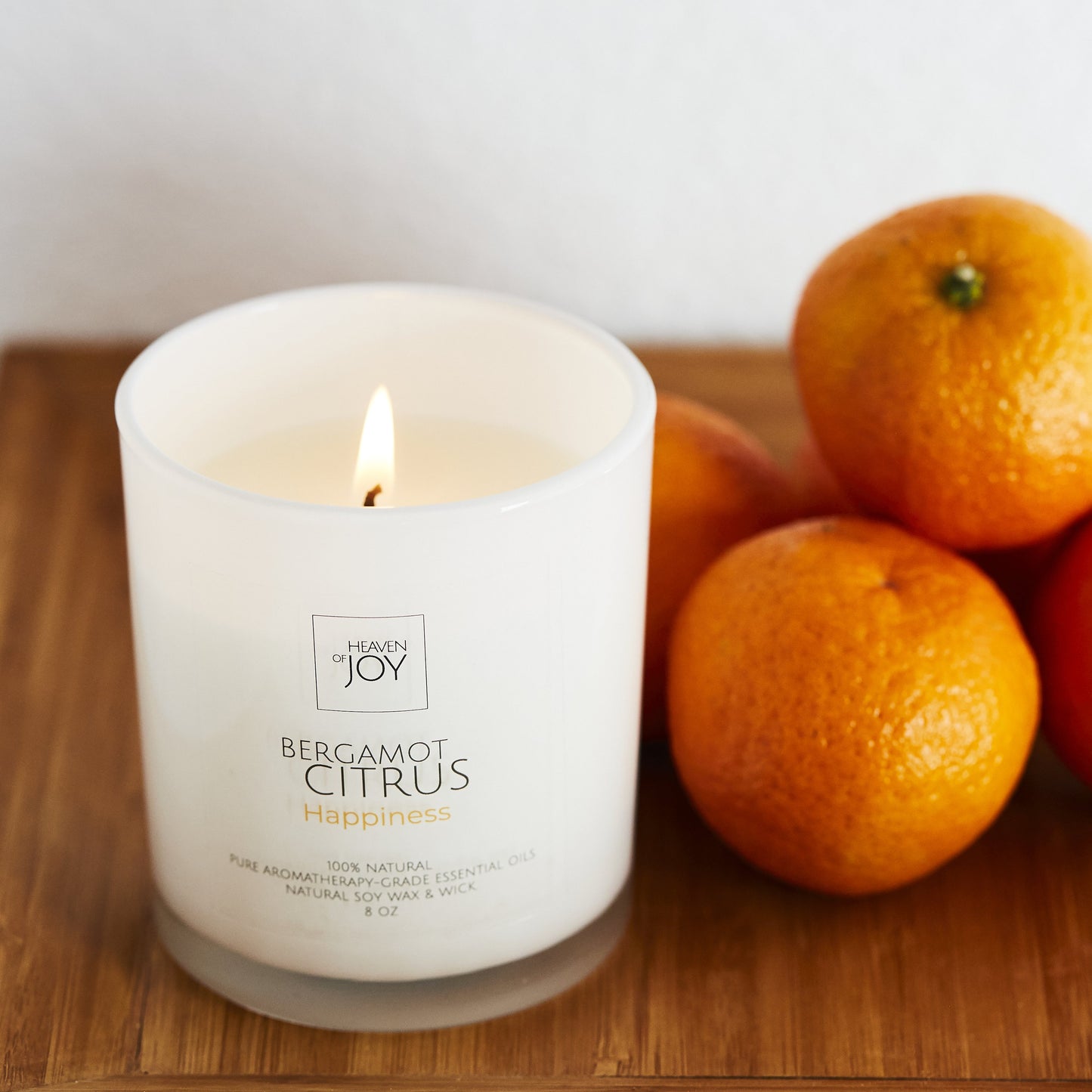 Bergamot Citrus Candle | 100% Aroma Candle