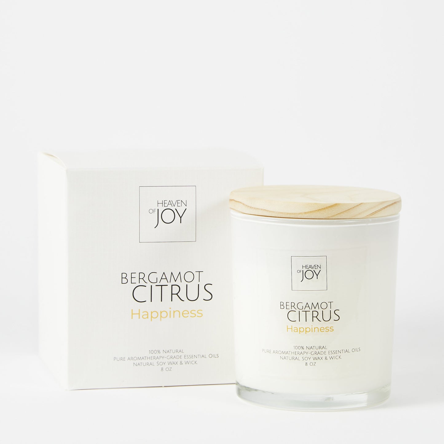 Bergamot Citrus Candle | 100% Aroma Candle