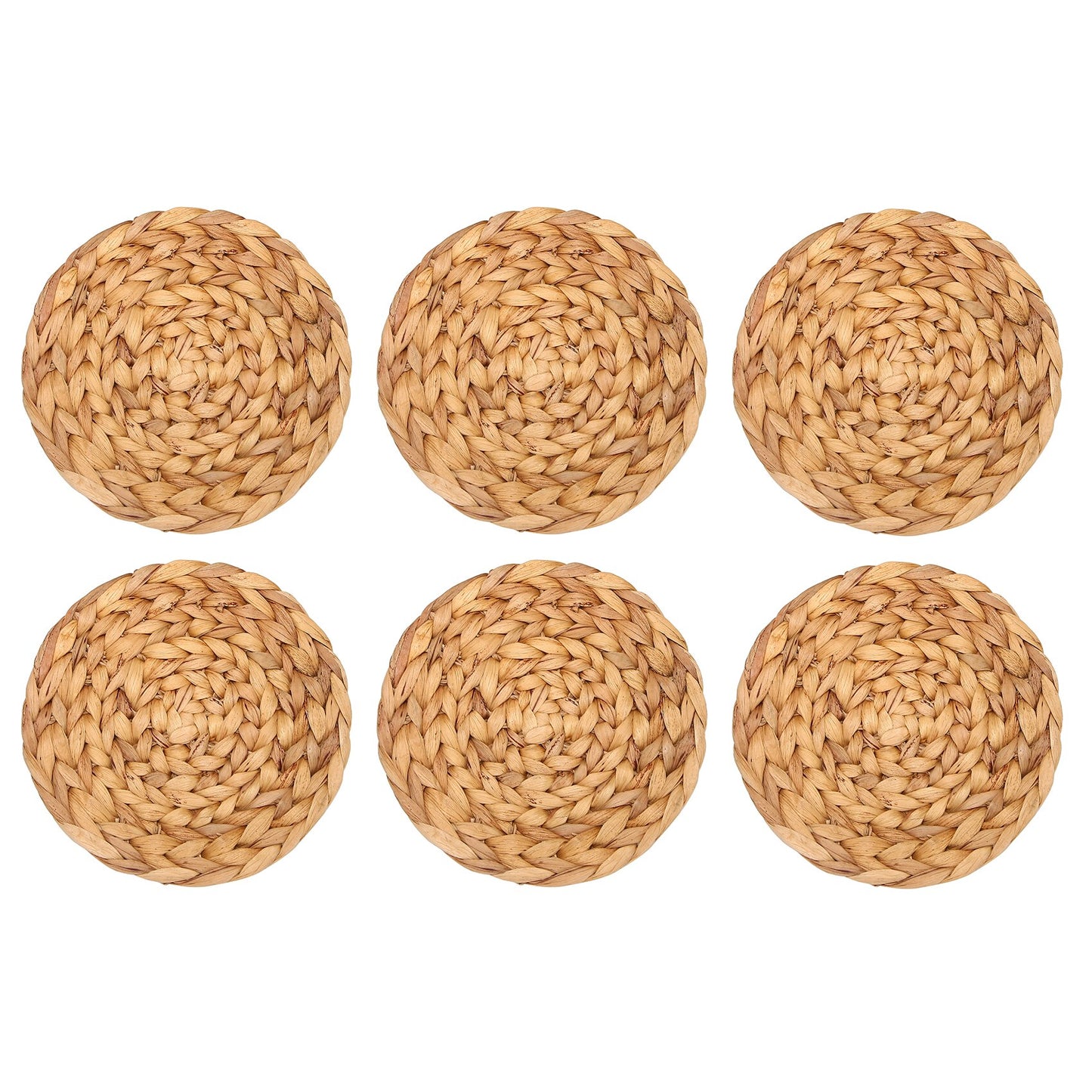 Best Seagrass Coasters Durable Handmade Water Hyacinth Coaster Set Of