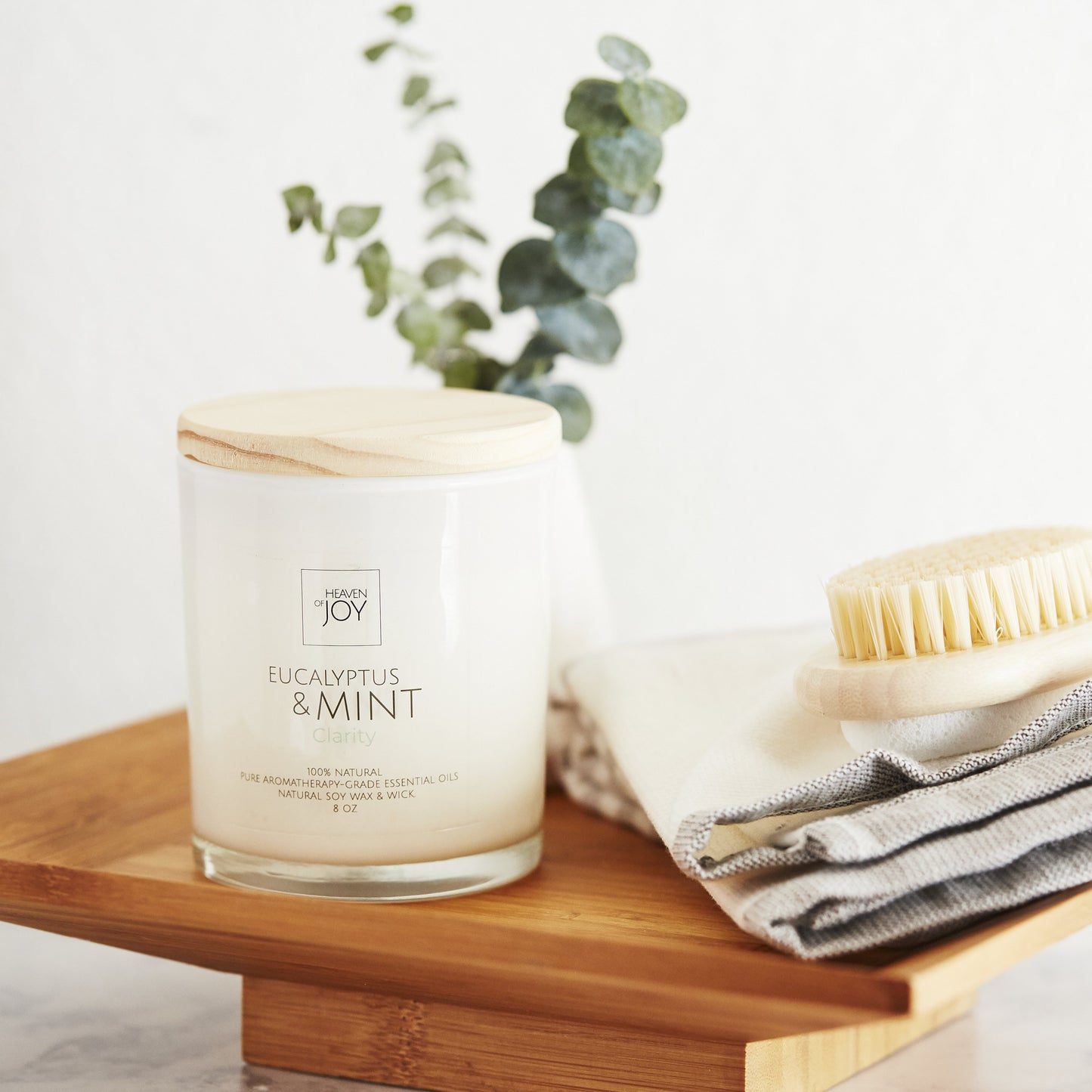 Eucalyptus & Mint Candle 100% Natural | Natural Candle