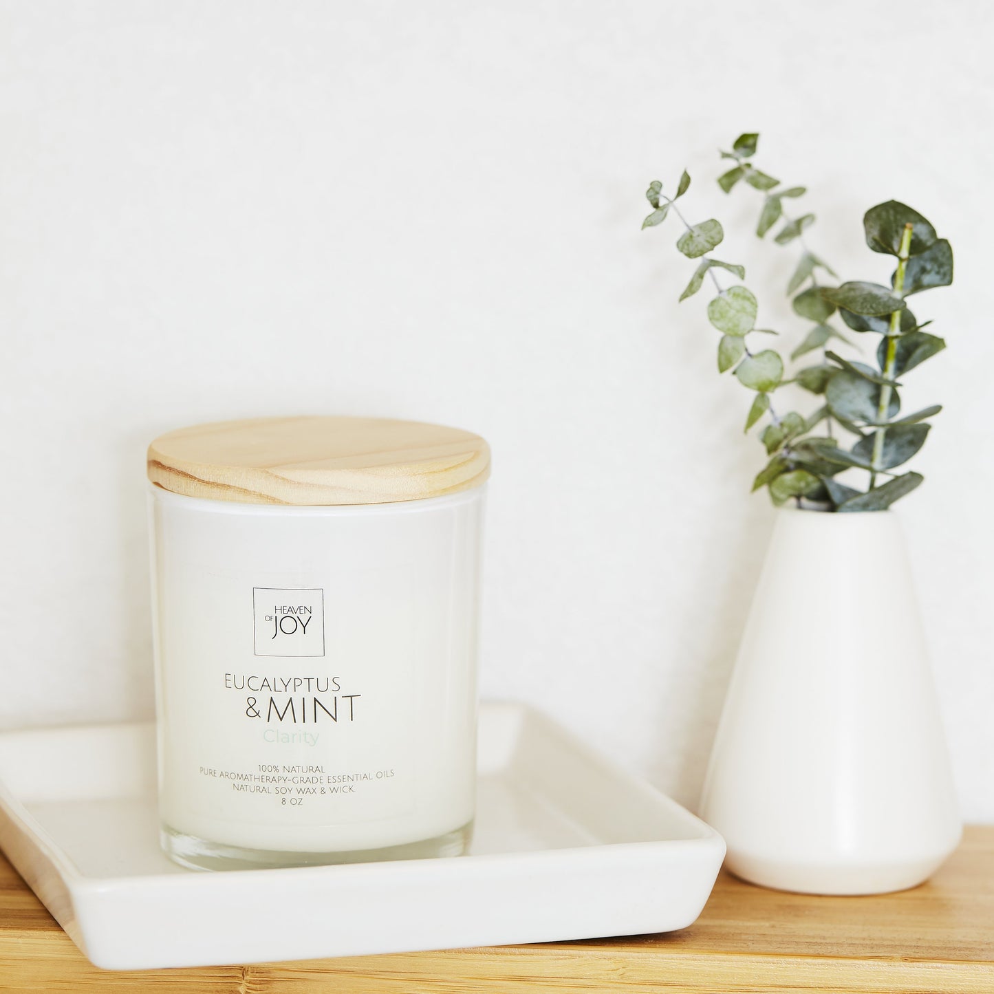 Eucalyptus & Mint Candle 100% Natural | Natural Candle