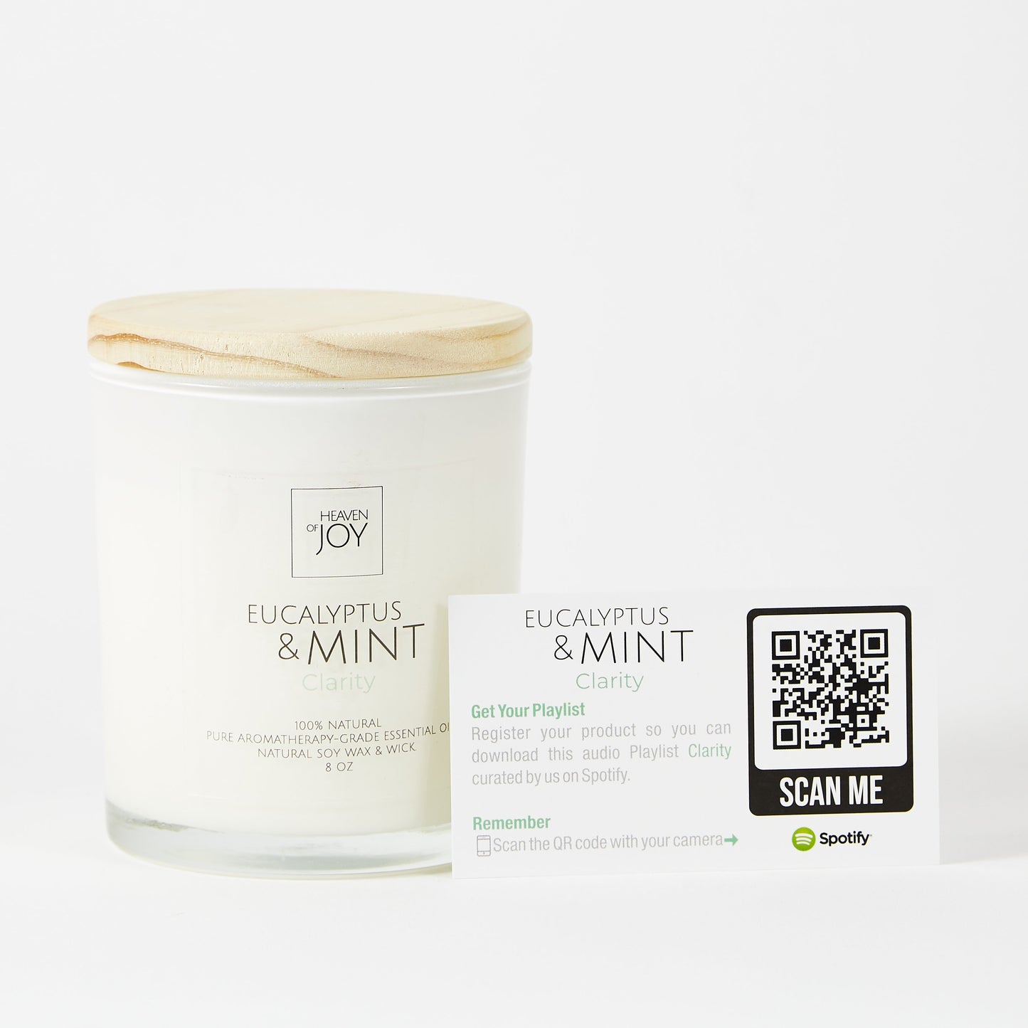 Eucalyptus & Mint Candle 100% Natural | Natural Candle