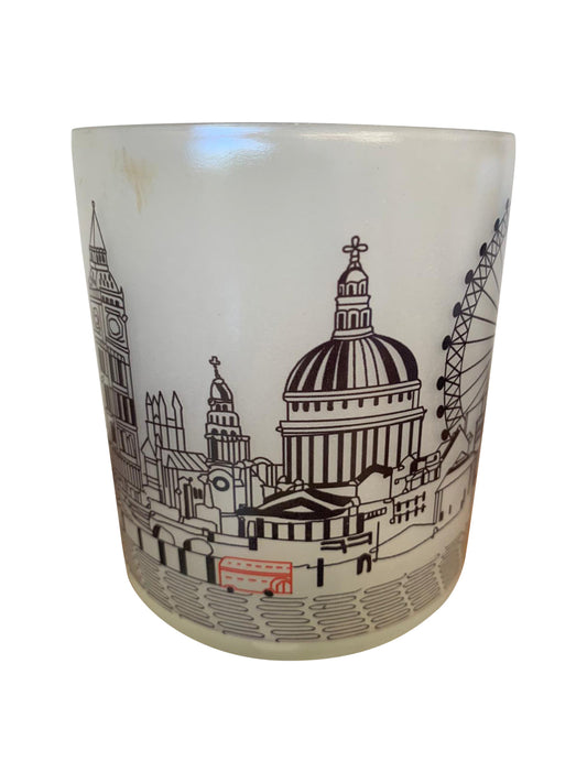 London Skyline Glass Votive