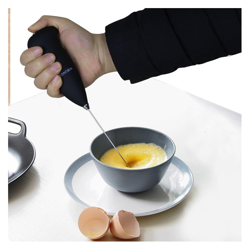 Mini Electric Milk Foamer Blender Wireless Coffee Whisk Mixer Handheld