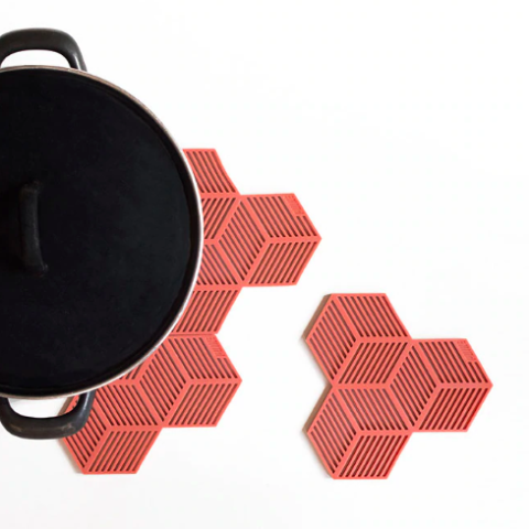 SICO COASTERS AND TRIVET - set of 4