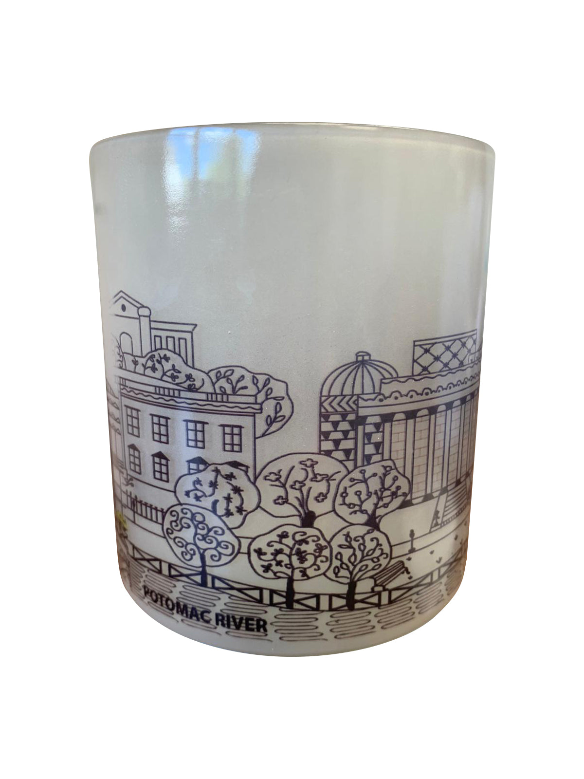 Washington DC Skyline Glass Votive