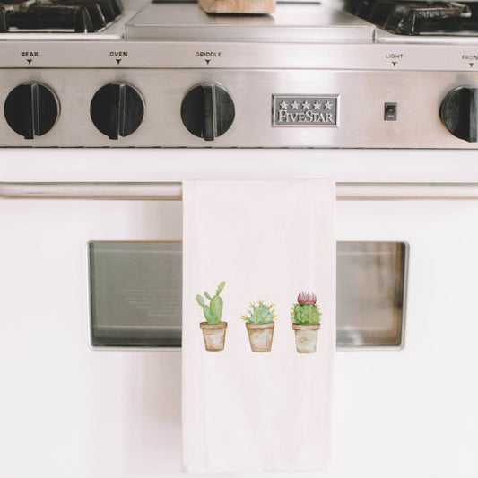 Cactus Tea Towel